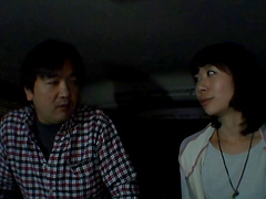 Lewd Japanese milf enjoys doggystyle pounding in  car