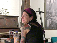 Joanna Angel directs porn with a pretty girl playing a housewife