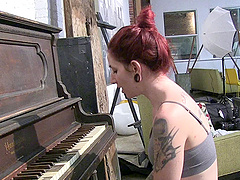 Girls with tattoos are fun behind the scenes of a porn shoot