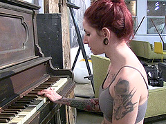 Girls with tattoos are fun behind the scenes of a porn shoot