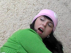 Amateur fucking in the outdoors with cum in mouth for sexy Renate