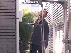 Submissive Japanese housewife is too horny to reject being fucked by her neighbor