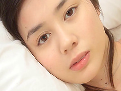 Smooth fucking on the bed with big natural boobs Aimi Yoshikawa