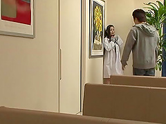 Sensual fucking between a patient and sexy doctor Minako Komukai