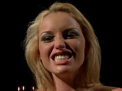 Wrapped and Trapped Blonde Kathia Nobili Enjoying a BDSM Fuck