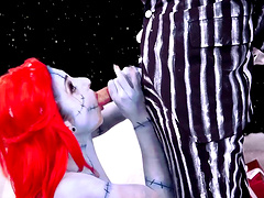 Sexy barebacking with Joanna Angel in a scary costume