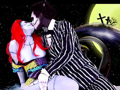 Sexy barebacking with Joanna Angel in a scary costume