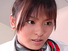 Asian doctor Hikaru Koto helps her patient get better with a BJ