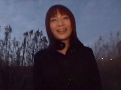 Quickie fucking in outdoors with cum loving babe Akane Mochida