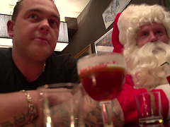 Santa pays a visit to the beautiful blonde hooker for a hot fuck