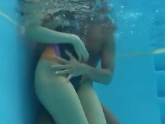 fucking in the public pool with naughty girlfriend Eri Ito