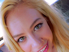 Prettiest blonde in the city and her amazing reverse cowgirl treatment