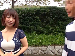 Natural boobs Wakaba Onoe pleasures a dude with her orgasmic cunt