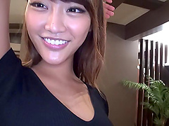 Handsome Japanese amateur Nao Wakana moans during nice fucking