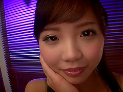 Beautiful Asian chick Kyouki Igarashi enjoys riding her hubby