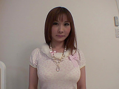 Riku Shiina is a hot babe in a sexy outfit who loves solo games