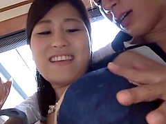 Dick craving Japanese woman loves bouncing on a hard dong