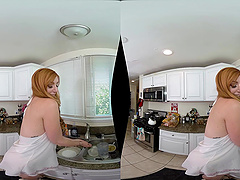 VR porn video with horny matures Krissy Lynn and Lauren Phillips