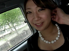 Close up video of an Asian babe having sex in the car. HD