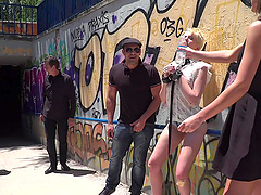 Public humiliation and fucking in front of the people - Tina Kay