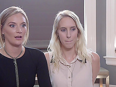 Kinky tits and pussy torture for Mona Wales and Cadence Lux