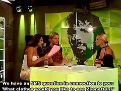 Euro Pornstar Gets Gets Interviewed in a Popular TV Show