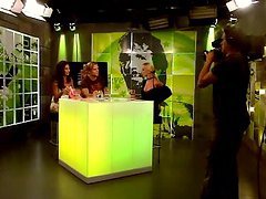 Euro Pornstar Gets Gets Interviewed in a Popular TV Show