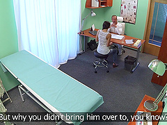 Hidden camera at the hospital records brunette Shrima Malati