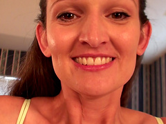 Closeup video of horny mature wife Tiffany Owens having solo fun