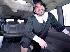 Hardcore fucking in the back of the van with slender Roxy Ryder