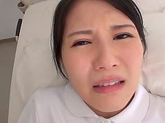 Asian doctor Sakamoto Sumire gets licked and fucked on the bed