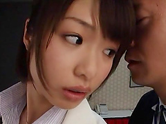 Naughty Nanami Kawakami loves jerking a cock with her small feet