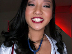 Kinky video of adorable Alina Li in doctors uniform getting dicked