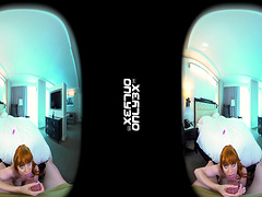 Homemade VR porn video with adorable redhead babe Penny Pax