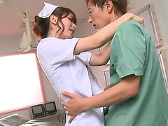 Kinky fucking between a doctor and sexy nurse Nono Mizusawa