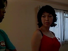 Horny Asian mature Midori Asuka masturbates and gets fuckedgood