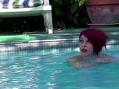 Hardcore fucking with provocative redhead neighbor Lyza Vondee