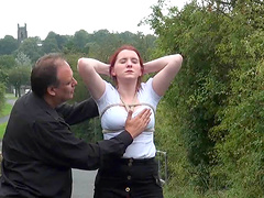 Sacha moans while getting tortured by a total stranger - BDSM