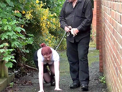 Sacha moans while getting tortured by a total stranger - BDSM