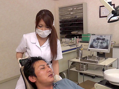 Japanese nurse enjoys while getting fucked - Yume Mitsuki