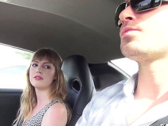 Provocative chick Dolly Leigh enjoys while riding a horny stranger