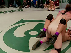 Nude Lesbian Wrestling Gets Damn Hot!