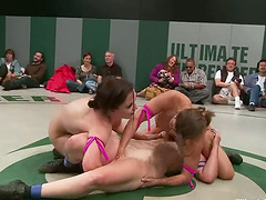 Lesbian Wrestling Tournament Goes Wild With An All Naked Rule!