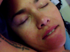 Dana Vespoli enjoys while getting slammed in a homemade video