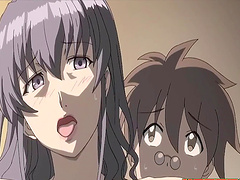 Japanese cartoon porn video with a busty chick getting fucked
