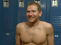 Dayton O'Connor gets his ass stunningly pounded in the locker room